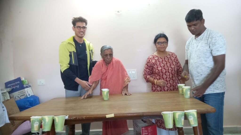 Activities at Old Age Home Hyderabad